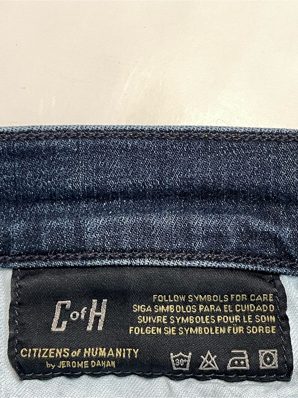 Citizens of Humanity Emanuelle Women’s Dark Blue Boot Cut Jeans Size 28 - Picture 11 of 15